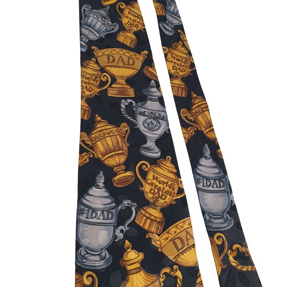 Addiction Mens Novelty Greatest Dad Necktie Accessory Office Work Dad Gift - Picture 3 of 6